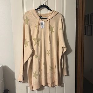 Jacquard Pullover Hooded Sweater